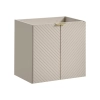 Szafka pod umywalkę 60 cm wisząca 2 drzwi kaszmirowy mat VIVA CASHMERE 82-60-2D, Comad